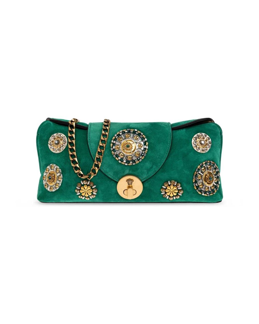 Clutches di Versace in Green