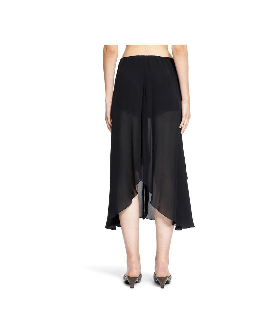 Midi Skirts Chloé de color Black