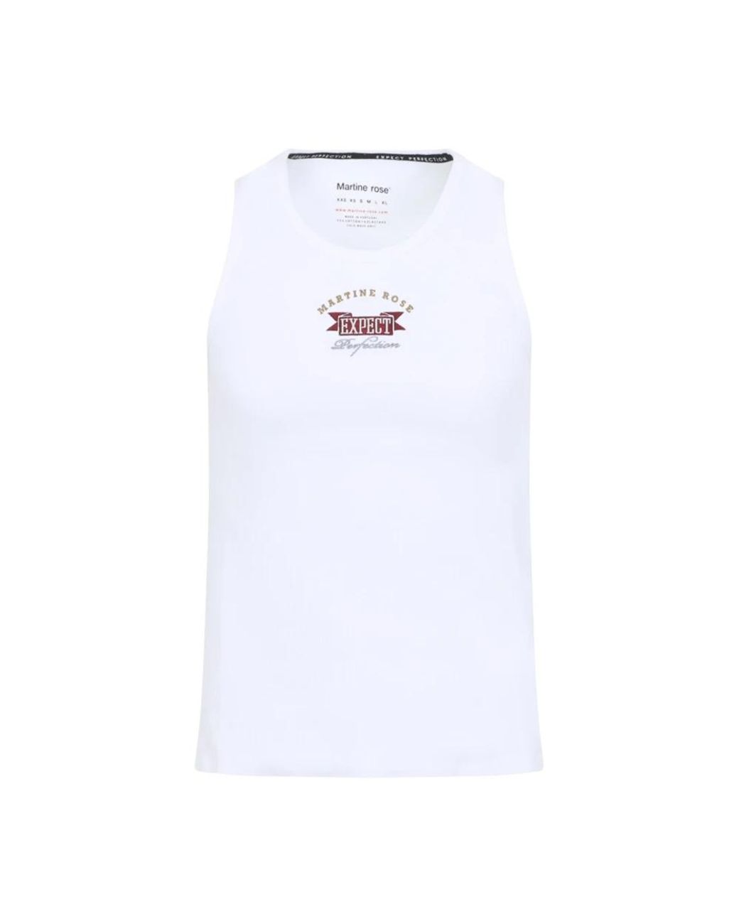 Martine Rose White Sleeveless Tops for men
