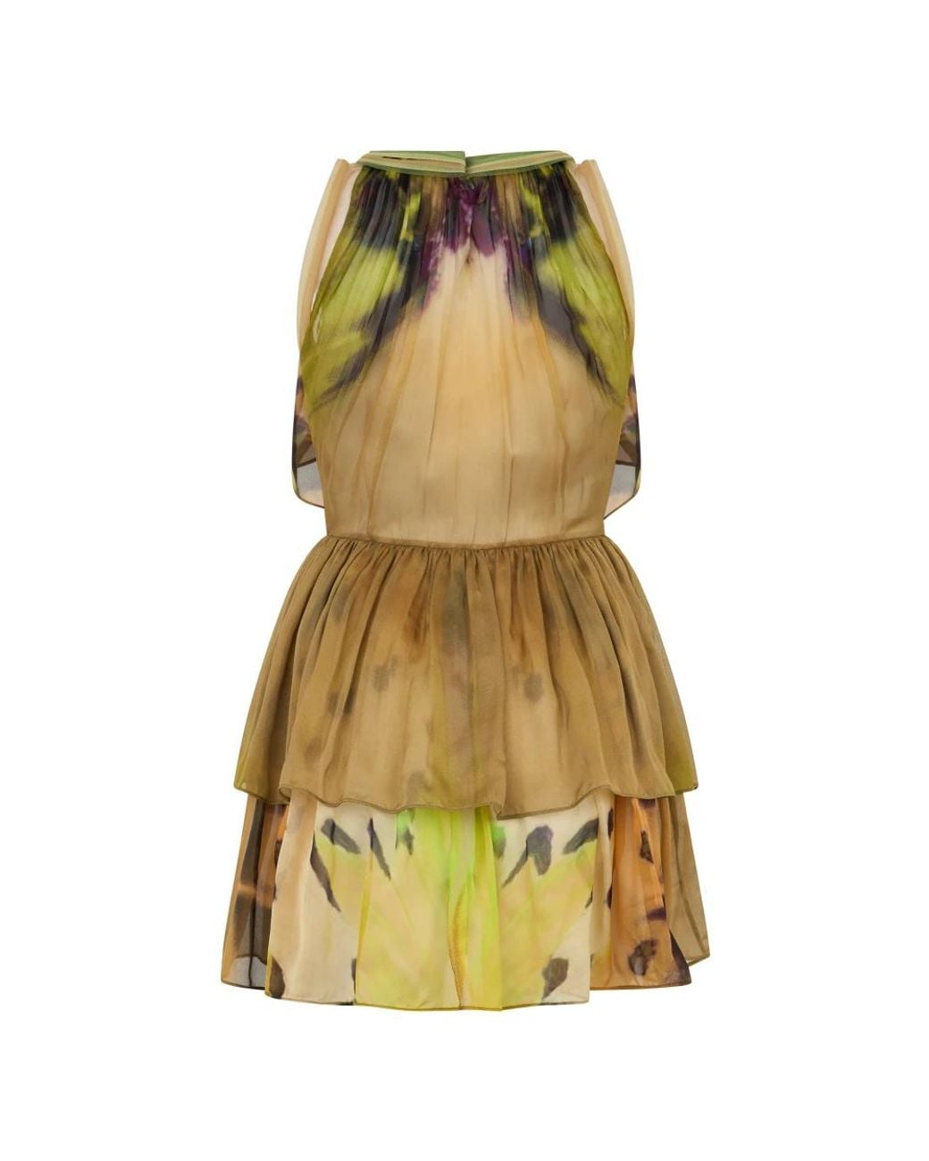 Alberta Ferretti Green Short Dresses