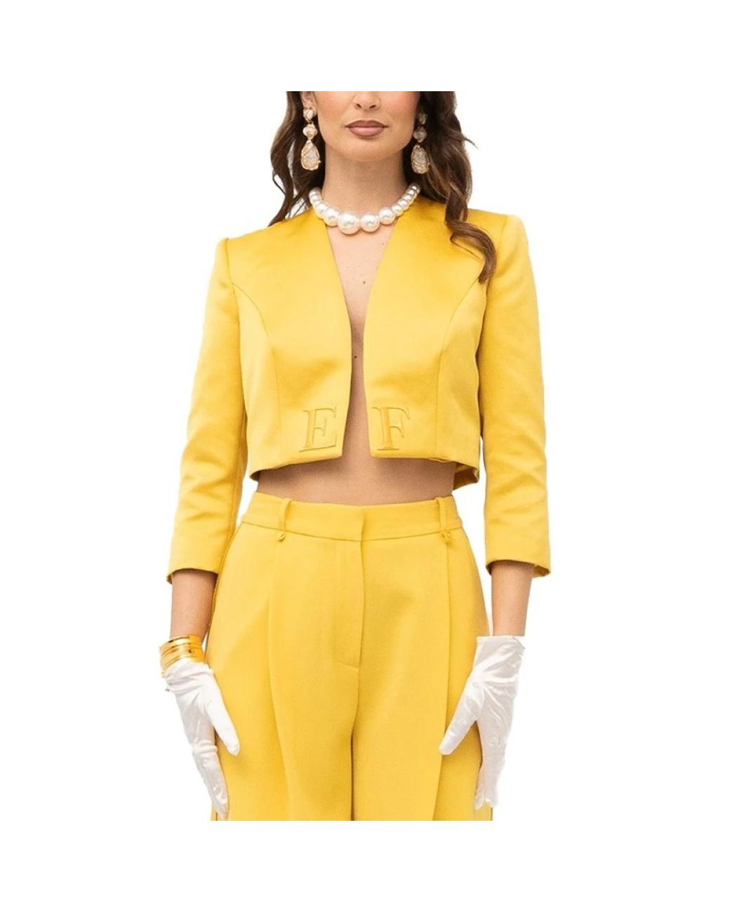 Elisabetta Franchi Yellow Light Jackets