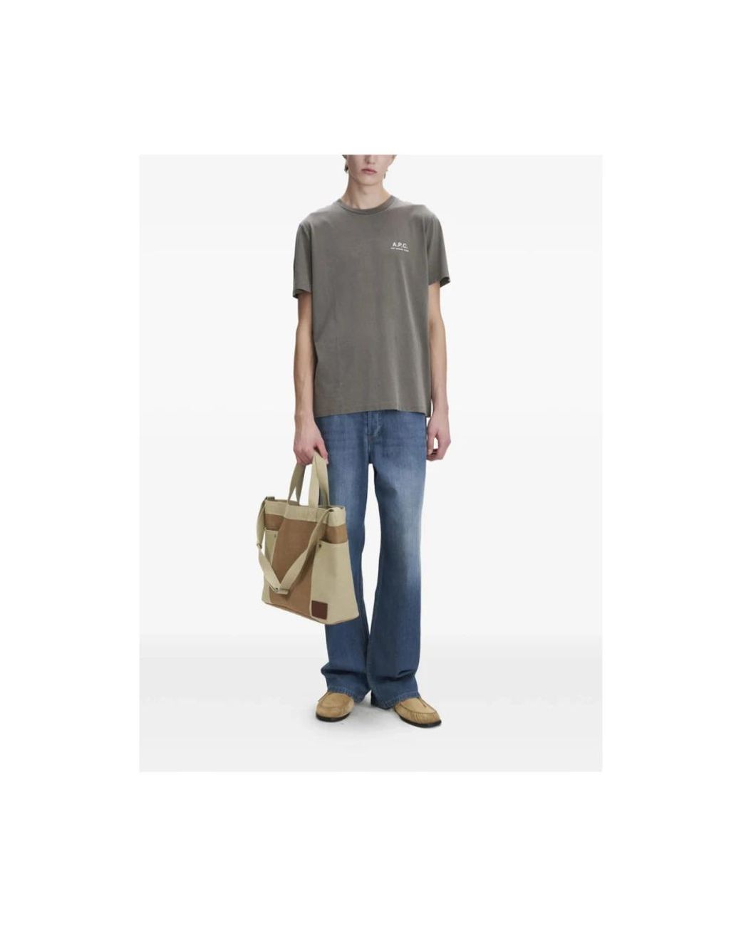 A.P.C. Gray T-Shirts for men