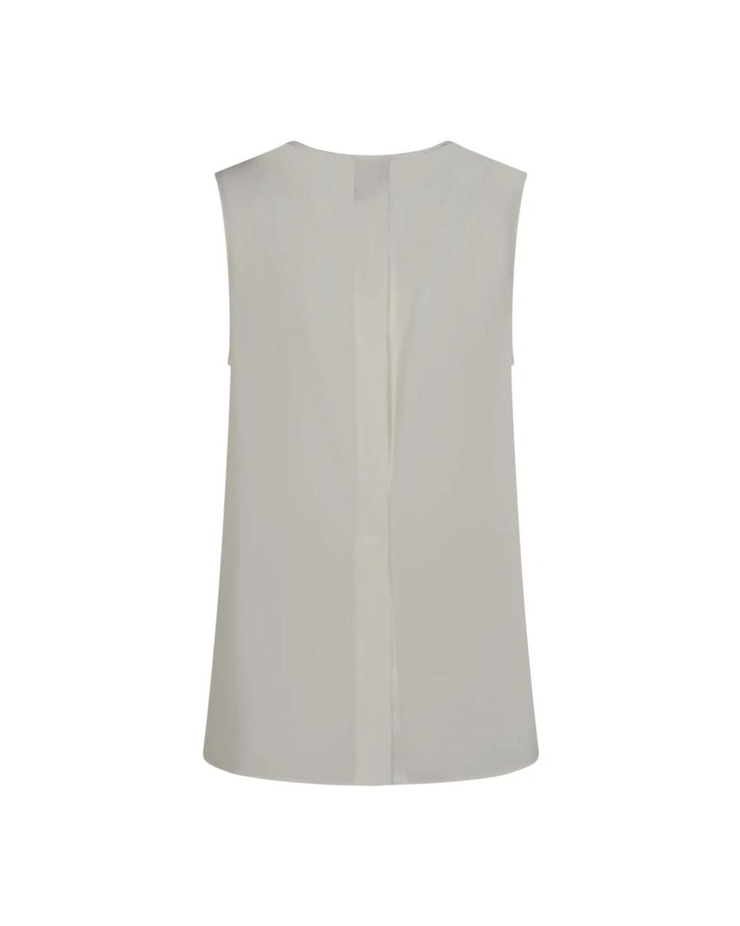 Emporio Armani Gray Sleeveless Tops