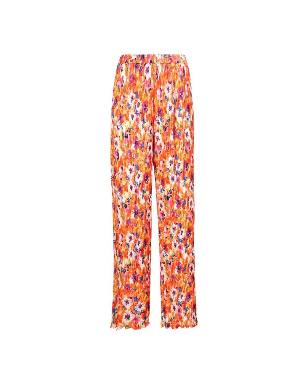 MSGM Orange Wide Trousers