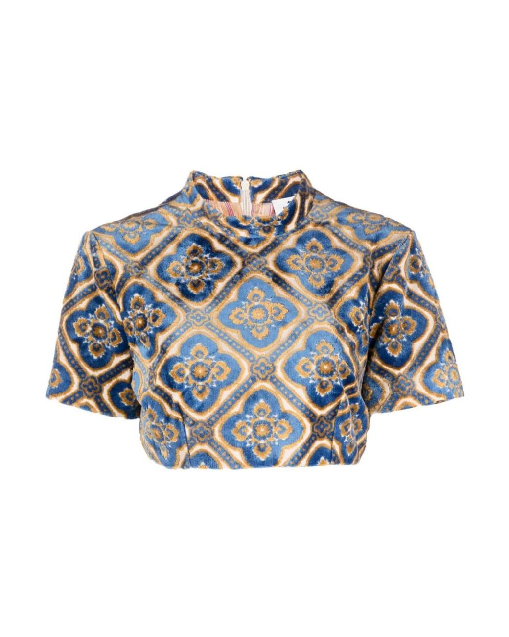 Etro Blue Blouses