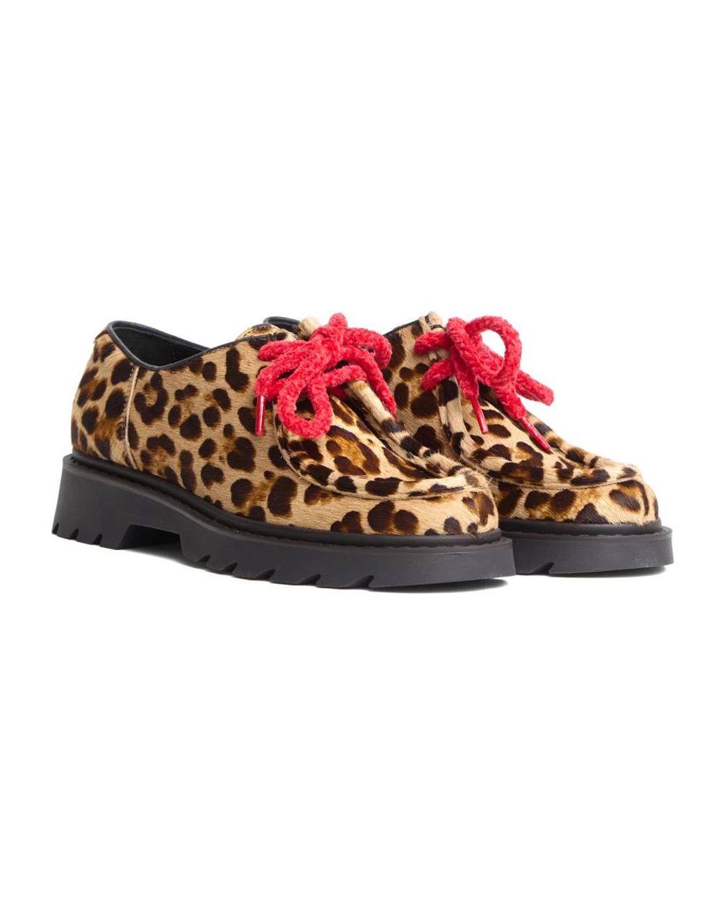 Maze Red Laced Shoes