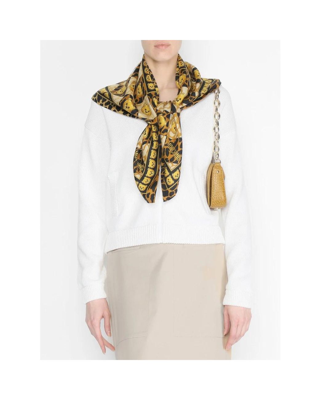 Moschino Metallic Foulard