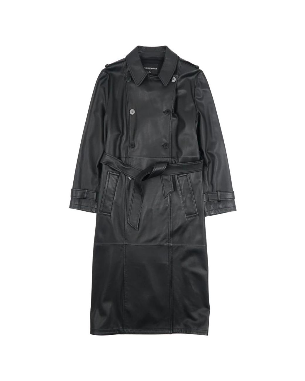 Emporio Armani Black Trench Coats