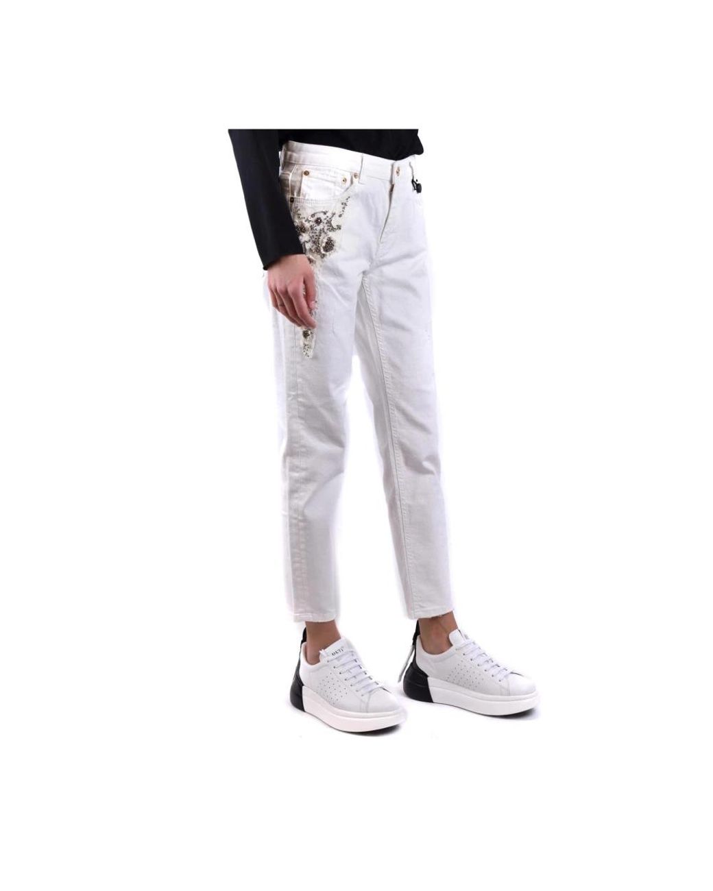 Twinset Blue Cropped Jeans