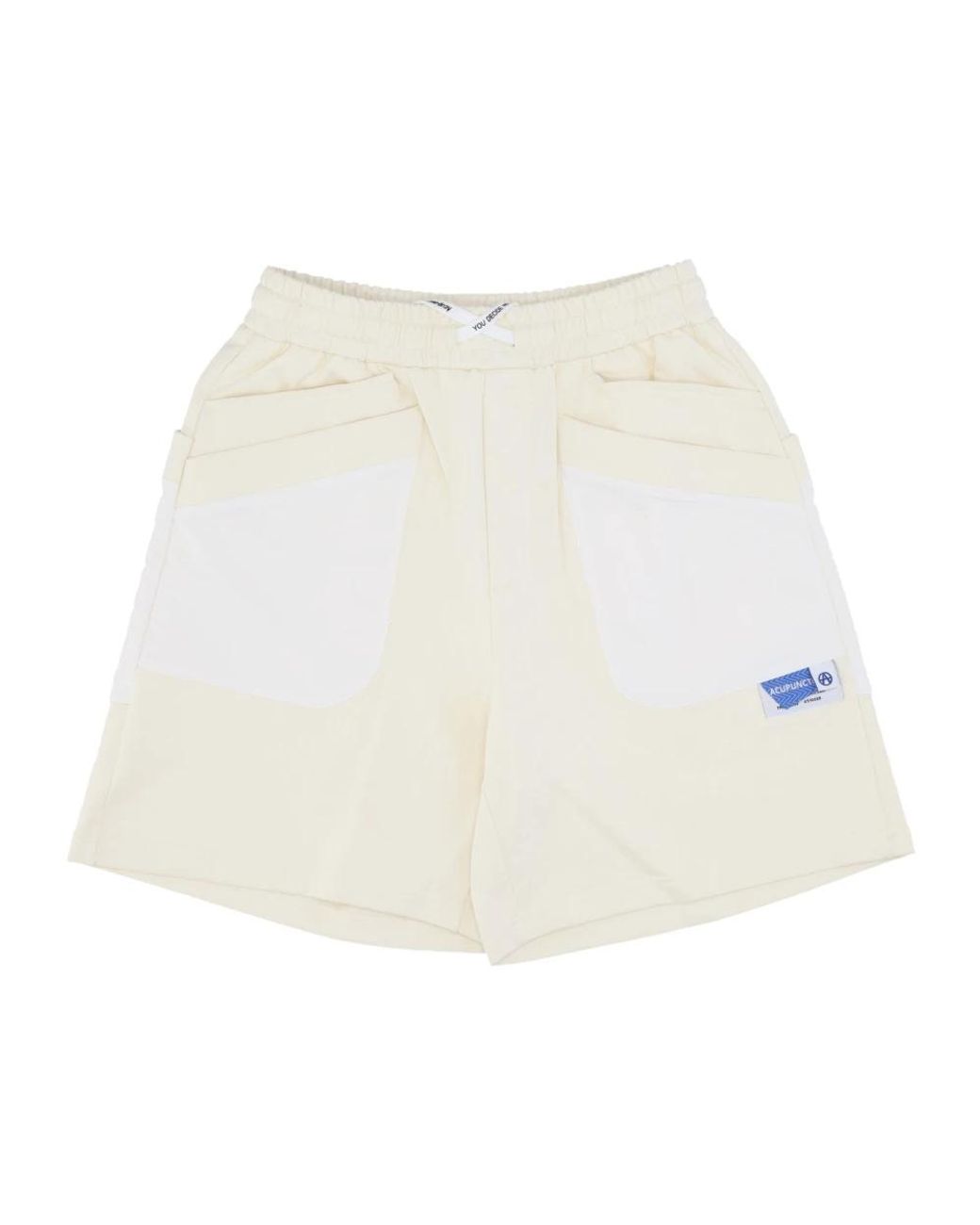 Acupuncture White Casual Shorts for men