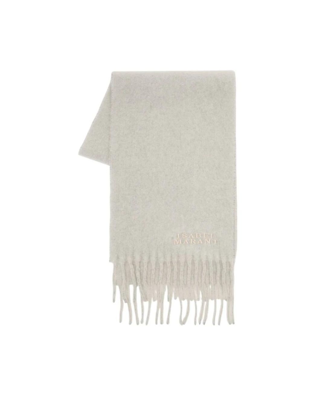 Isabel Marant White Winter Scarves