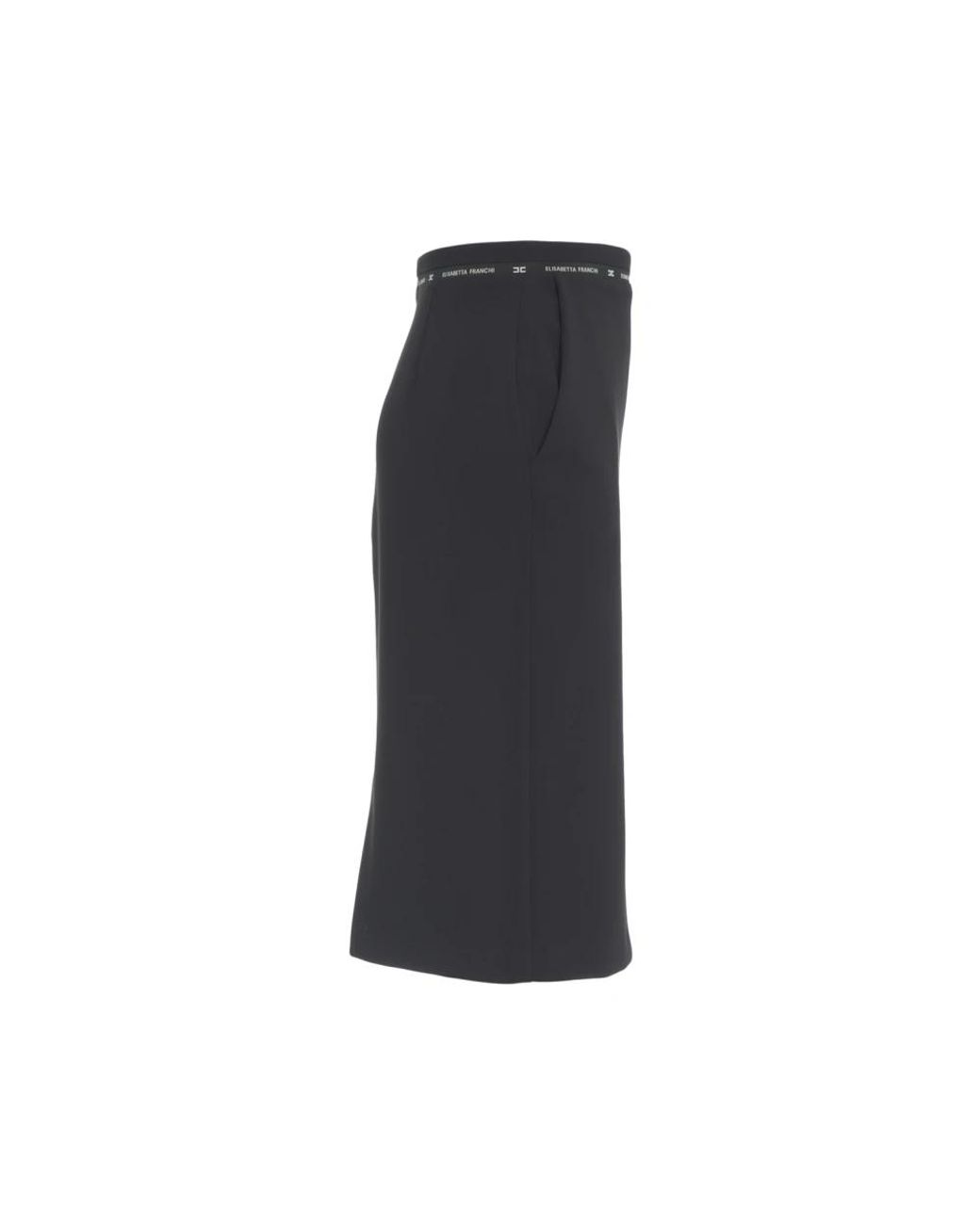 Elisabetta Franchi Black Pencil Skirts