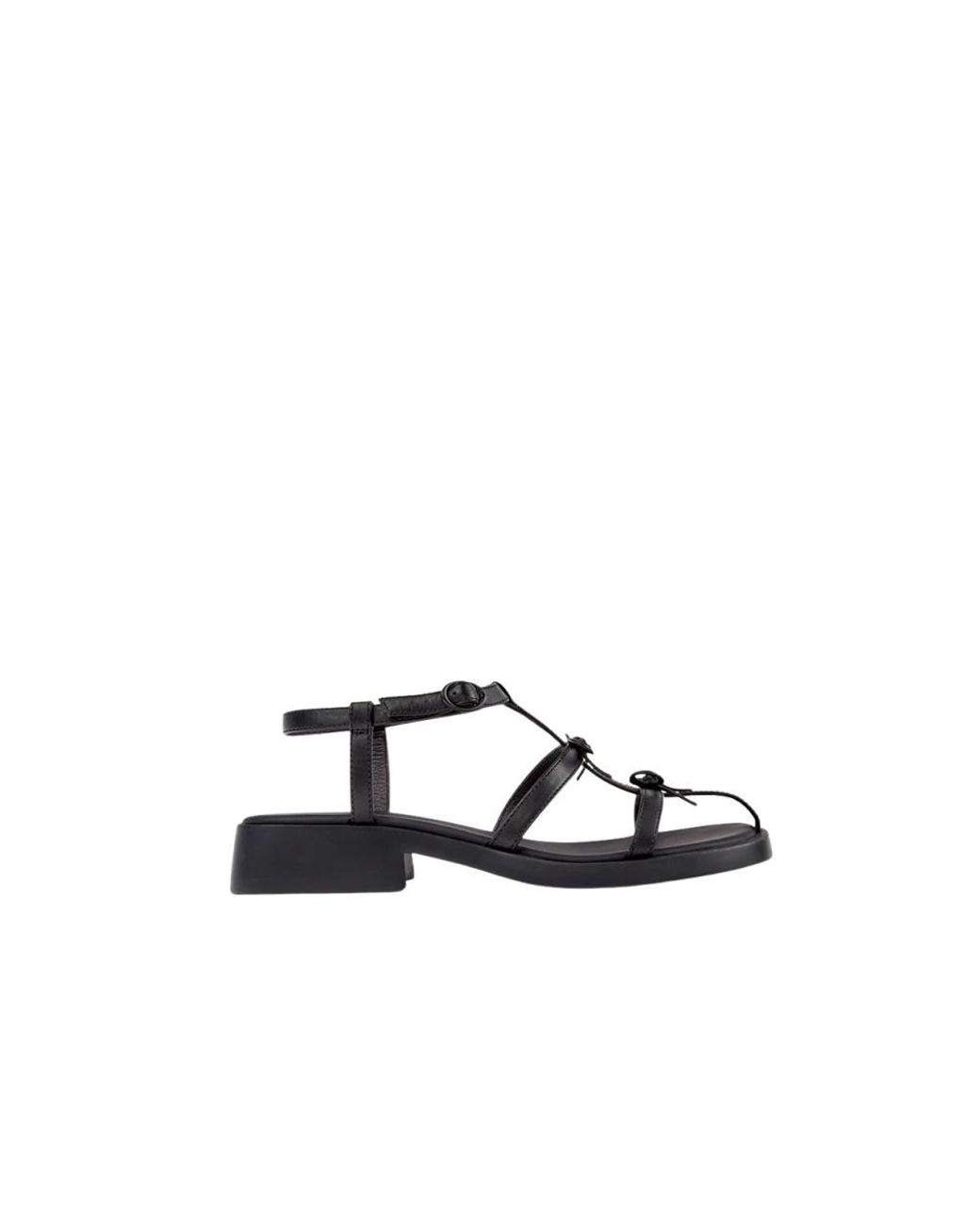 Flat Sandals Camper en coloris Black