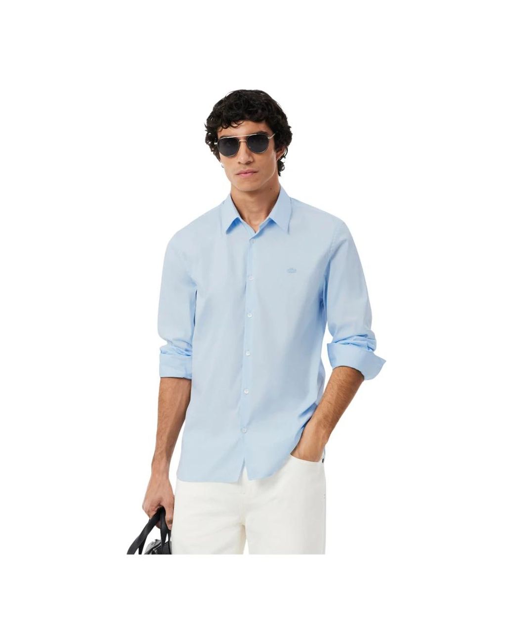 Lacoste Camicia in het Blue voor heren