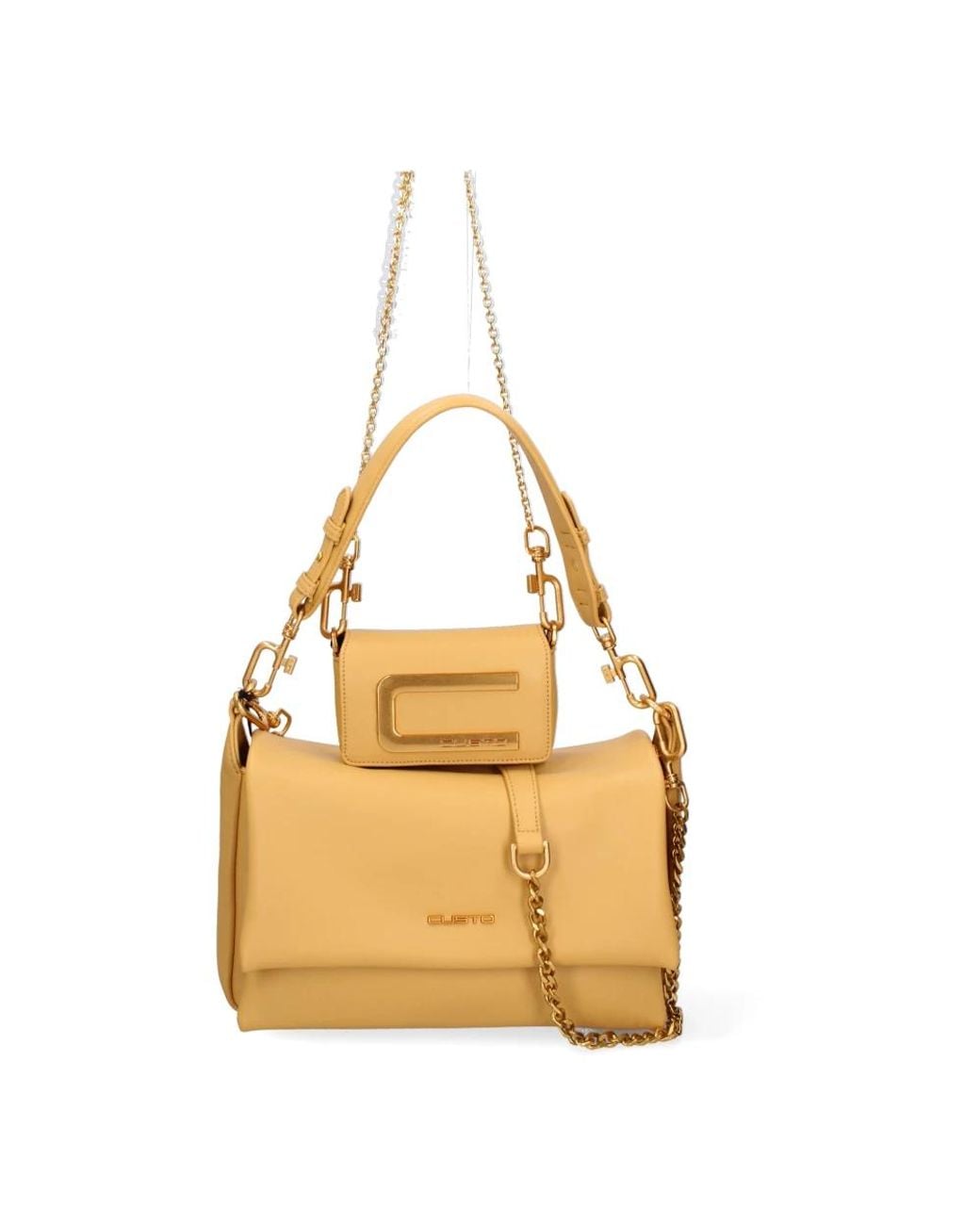 Shoulder Bags di Custoline in Yellow