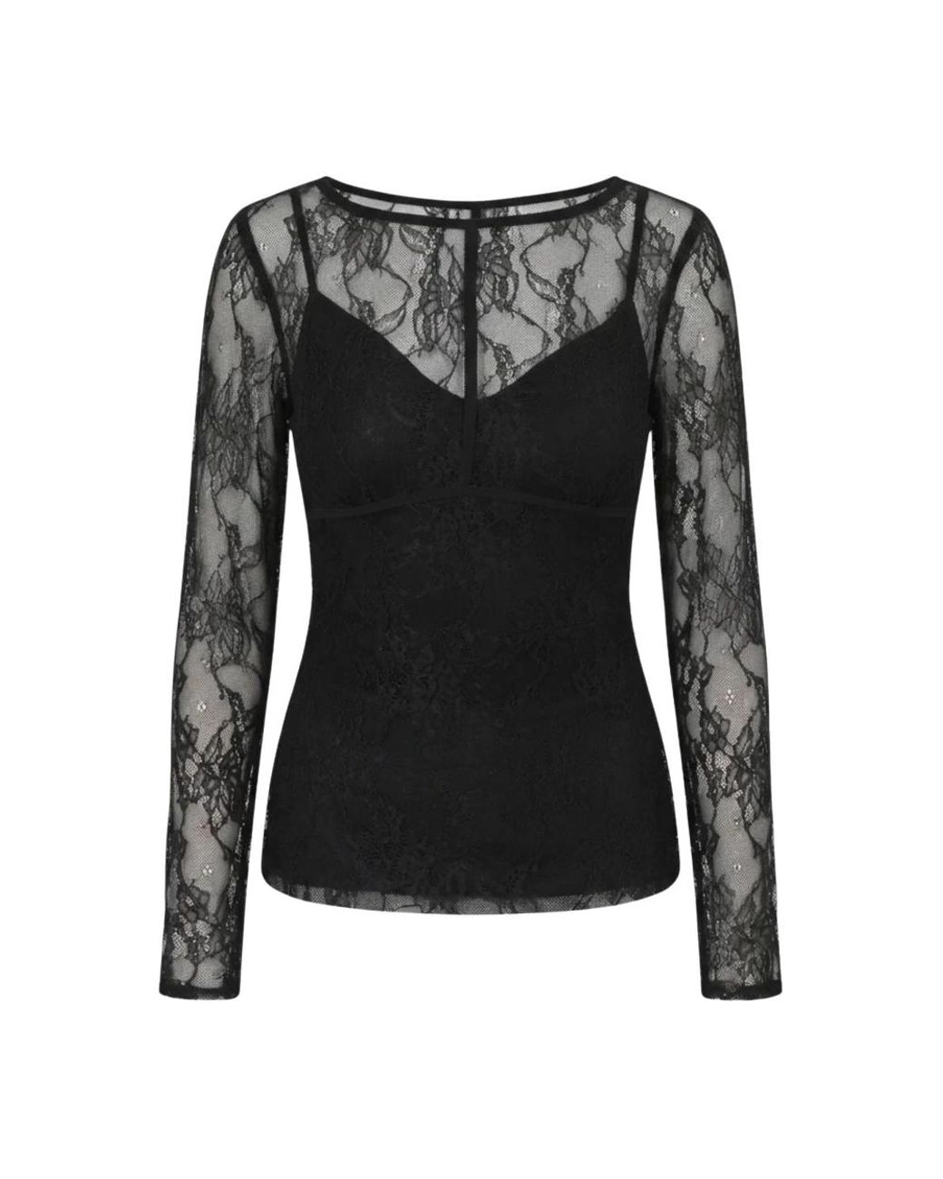 Rinascimento Black Long Sleeve T-Shirts