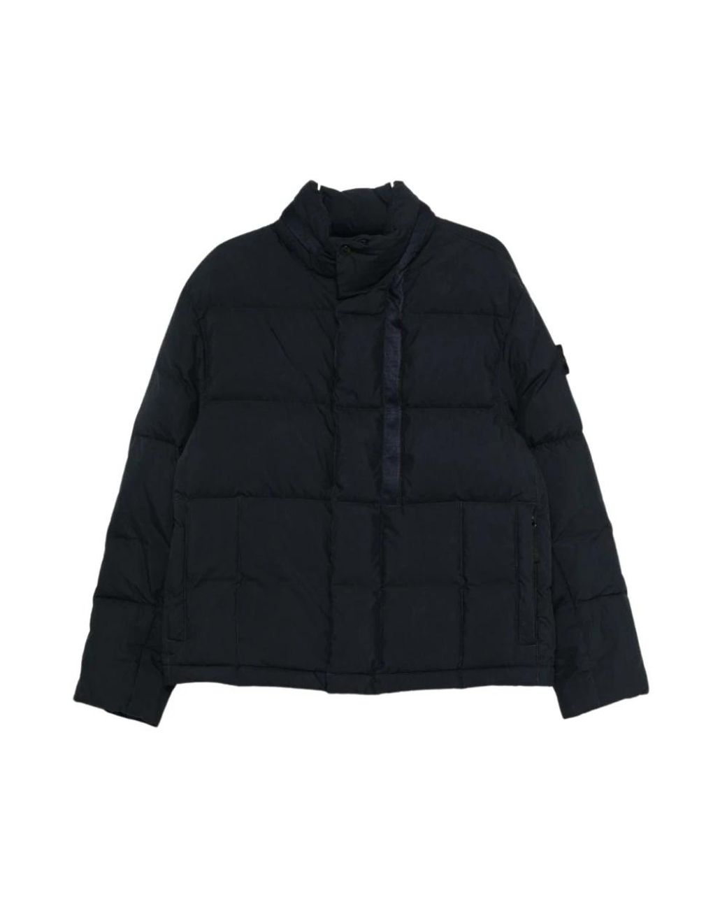 Stone Island Black Winter Jackets for men