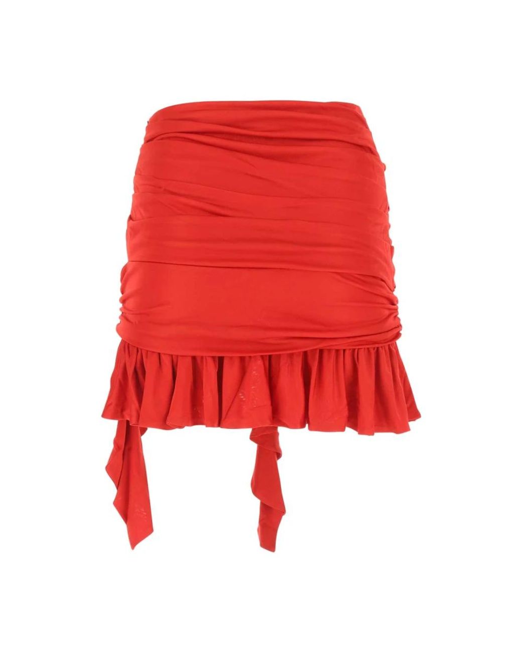 ANDREA ADAMO Red Short Skirts