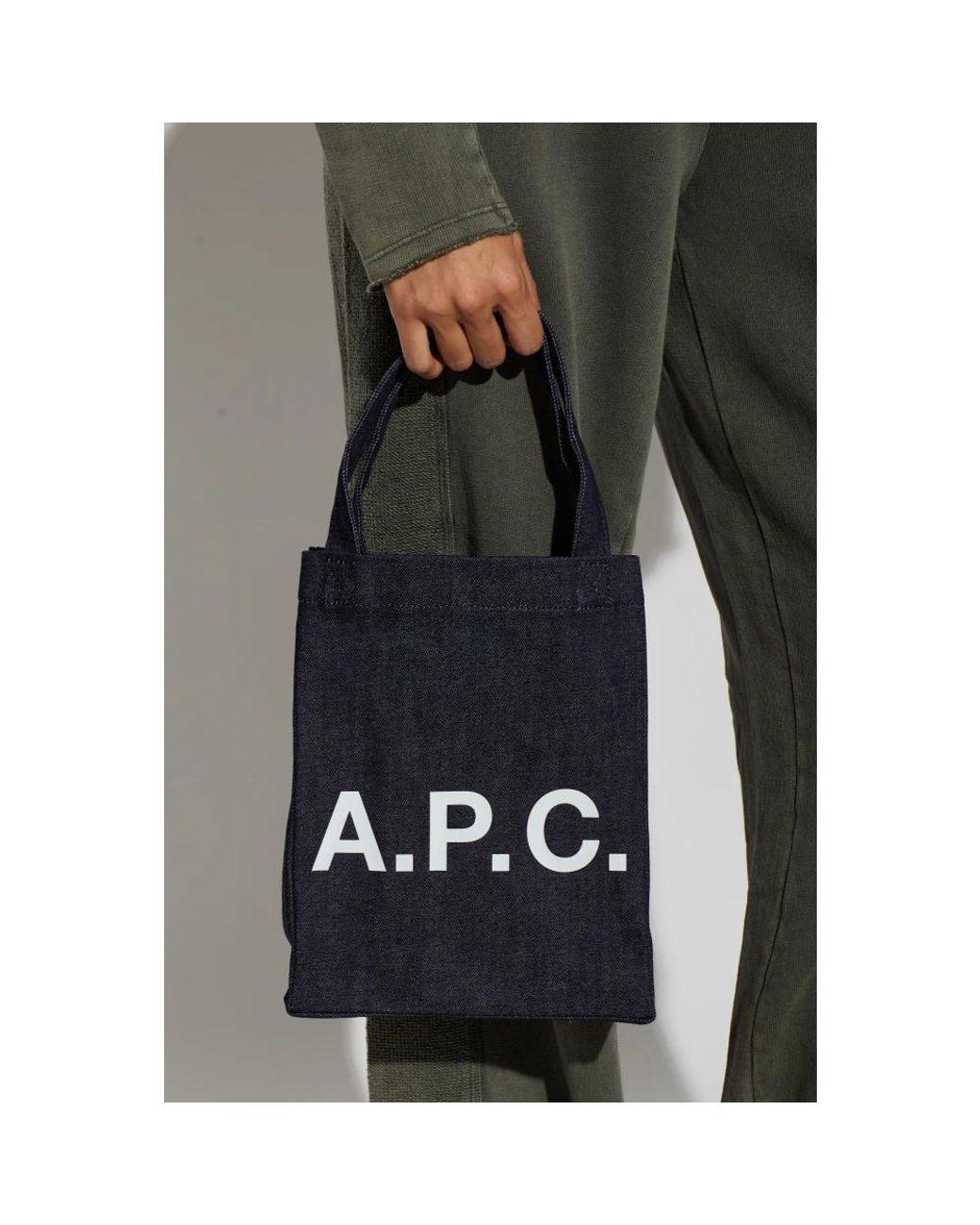 A.P.C. Blue Shopping Bags
