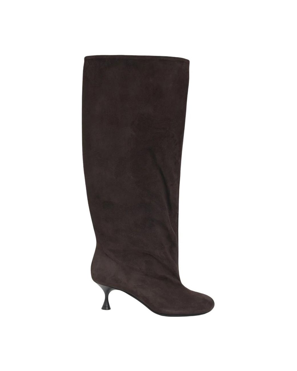 Poeve Brown Heeled Boots