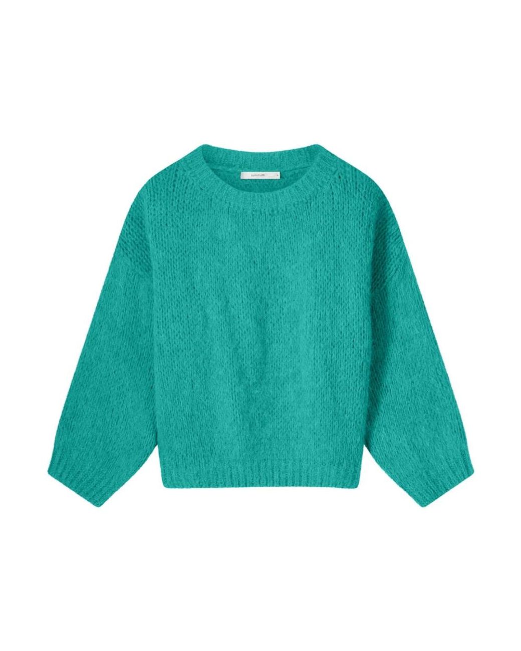 Summum Green Round-Neck Knitwear