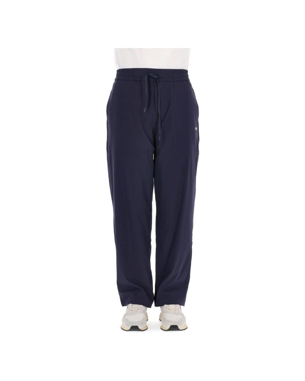 Autry Blue Straight Trousers for men