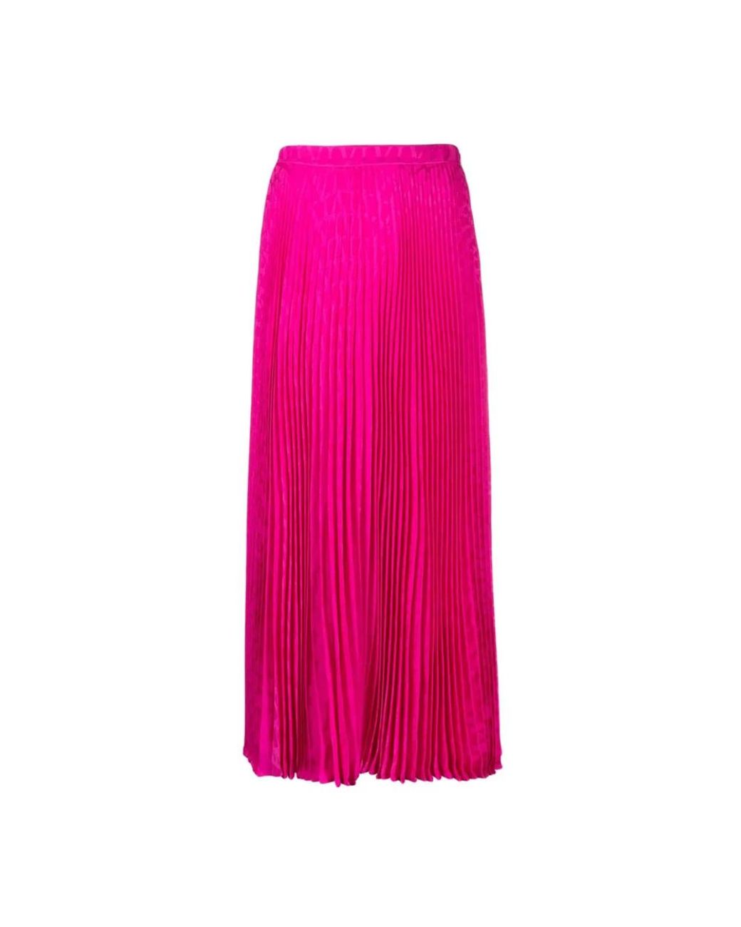 Valentino Garavani Pink Maxi Skirts