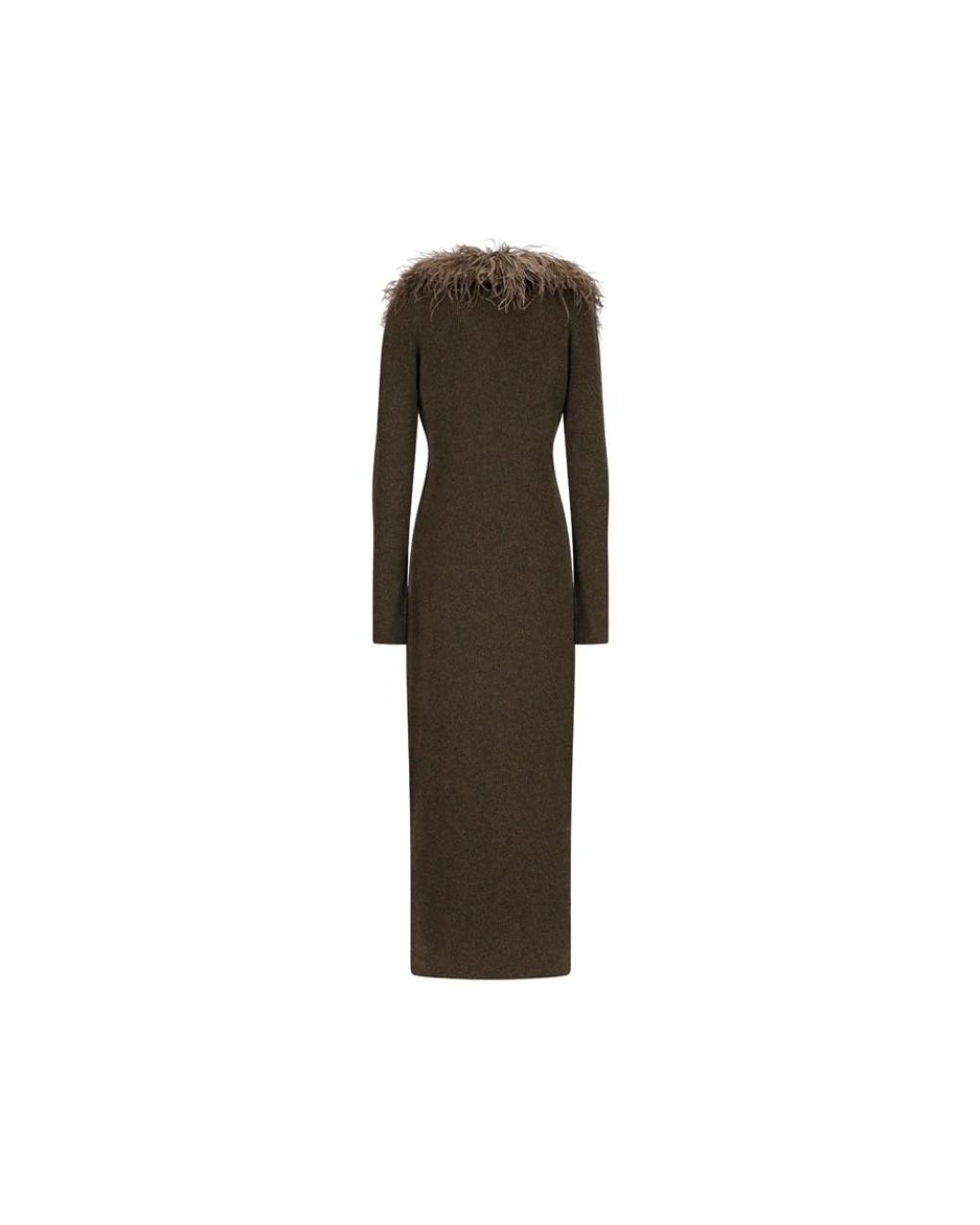 Blumarine Brown Long Knitwear