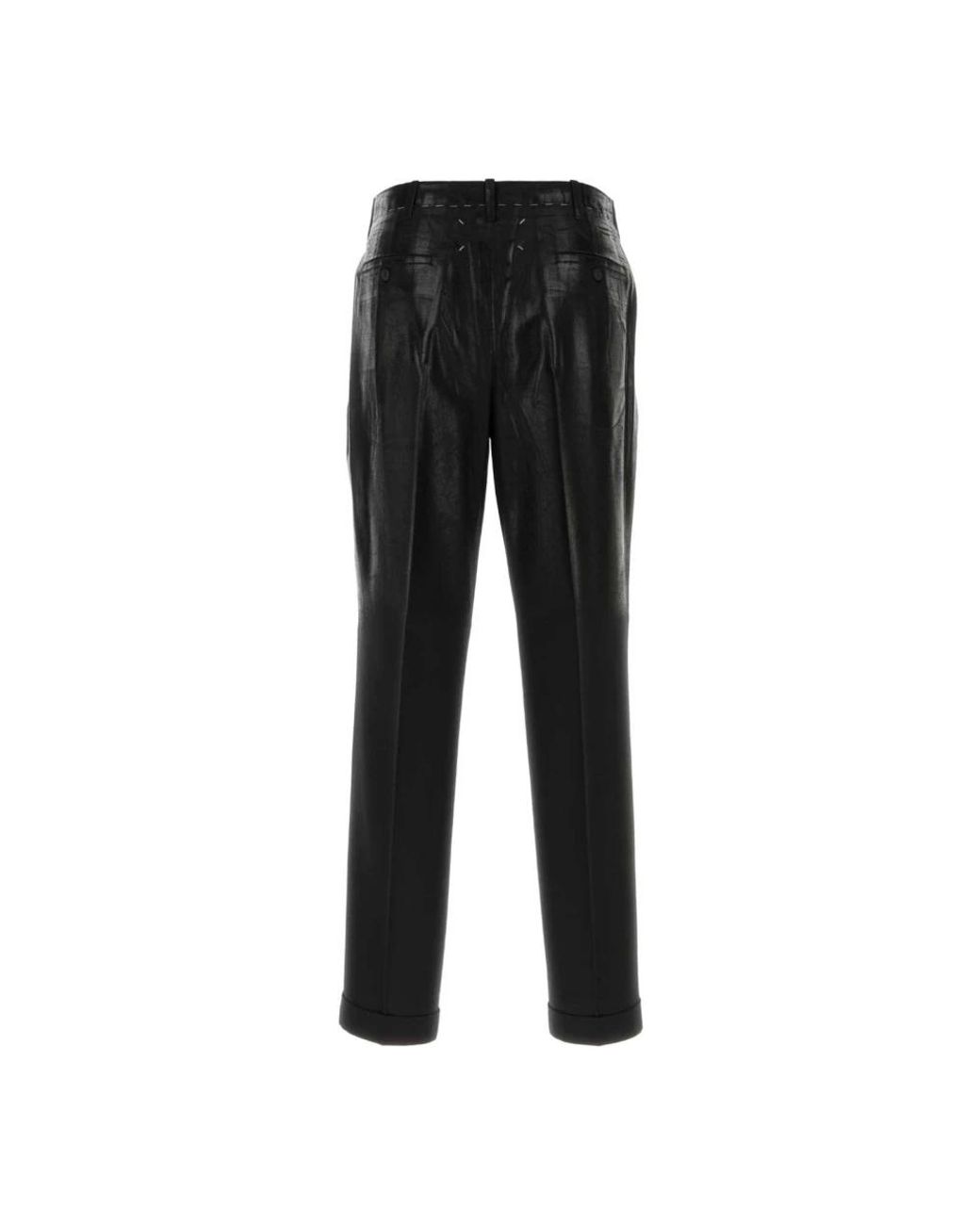 Maison Margiela Black Slim-Fit Trousers for men