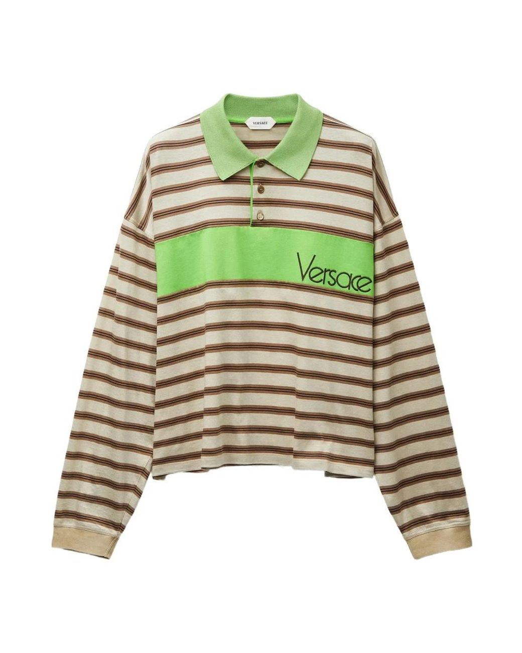 Versace Green Polo Shirts for men