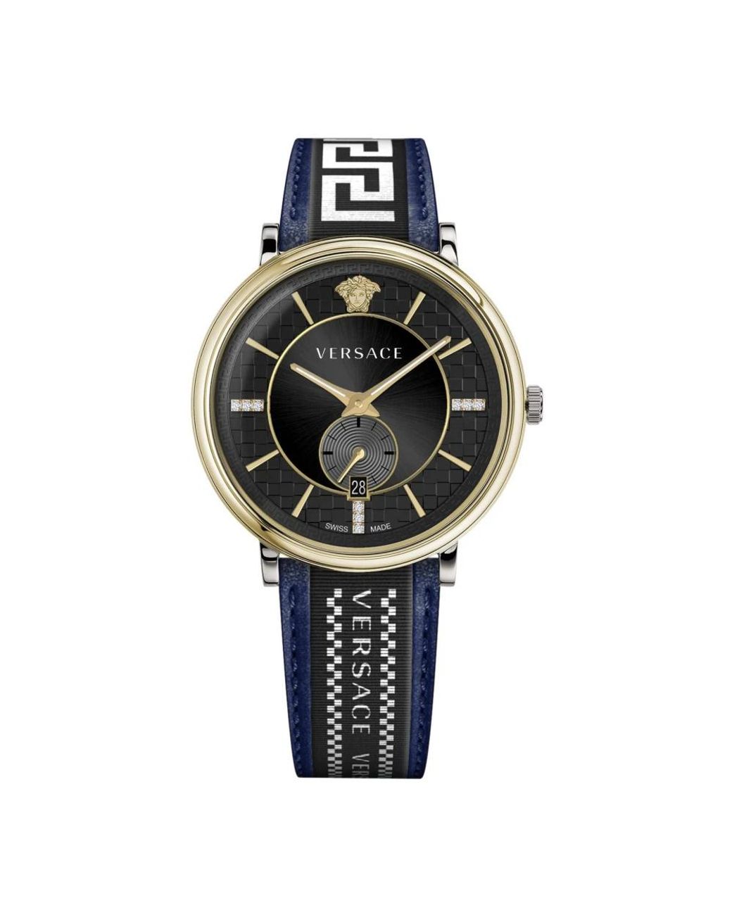 Versace V-Circle Horloge in het Metallic voor heren