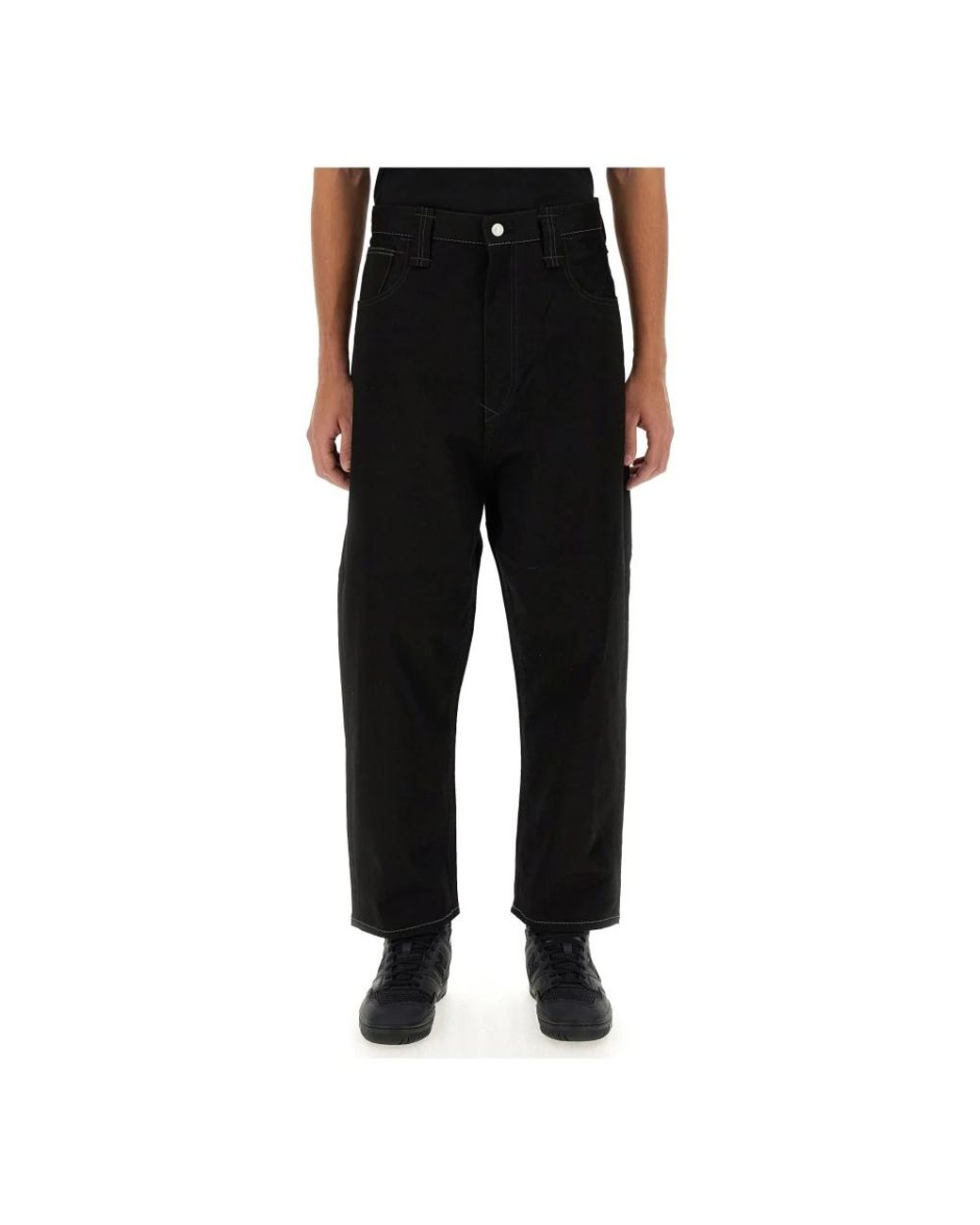 Junya Watanabe Black Straight Jeans for men