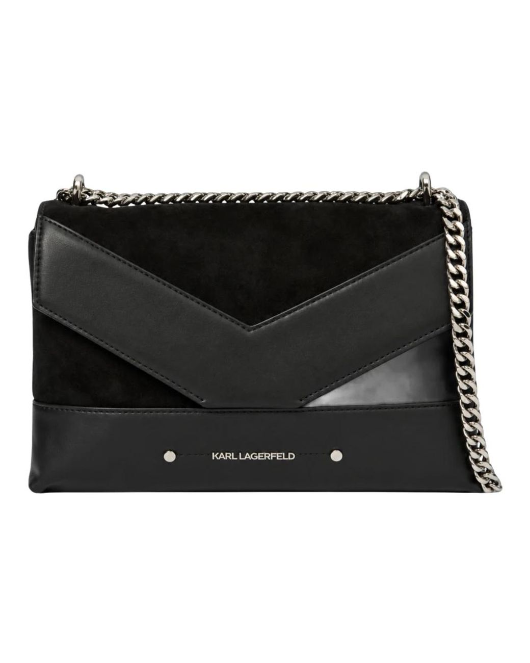 Karl Lagerfeld Black Shoulder Bags