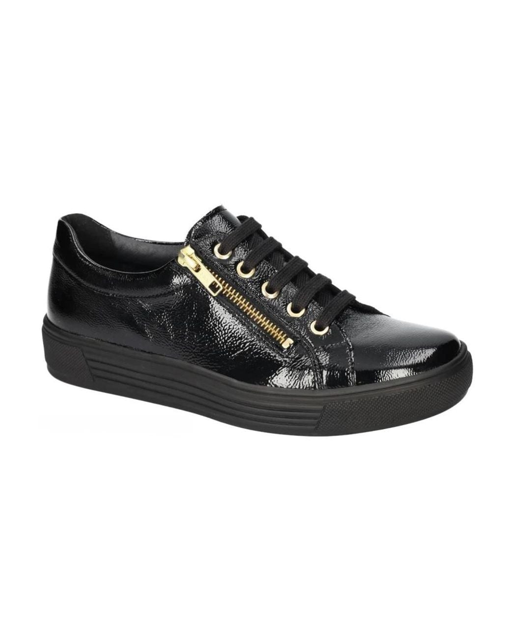 SOLIDUS Black Kaja Sneaker