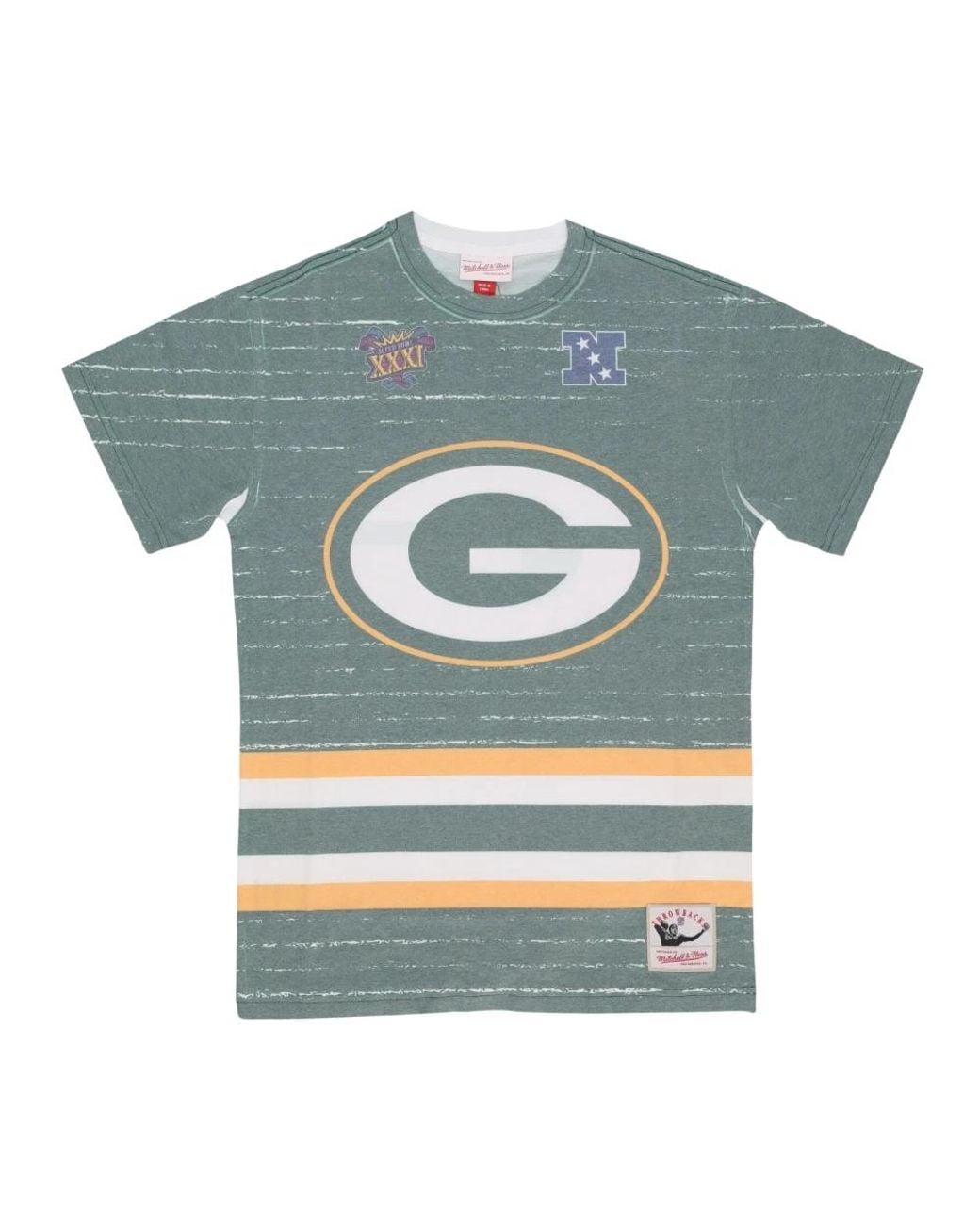 T-Shirts Mitchell & Ness de hombre de color Gray
