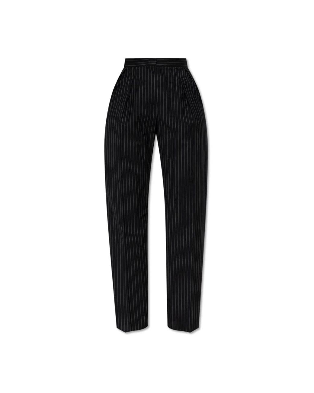 Max Mara Black Straight Trousers