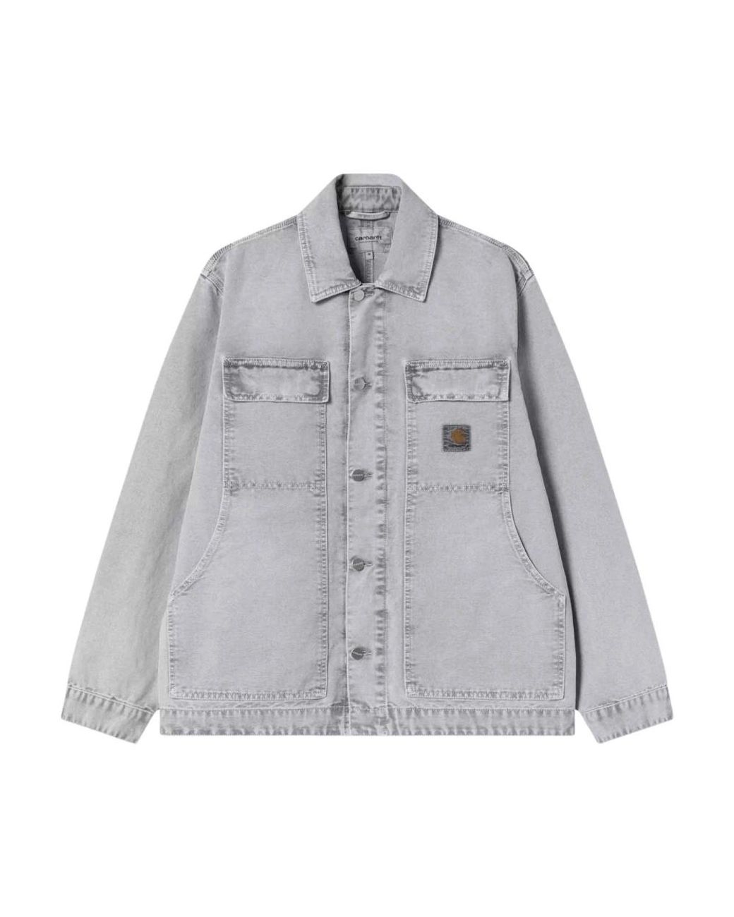 Carhartt Gray Denim Jackets for men