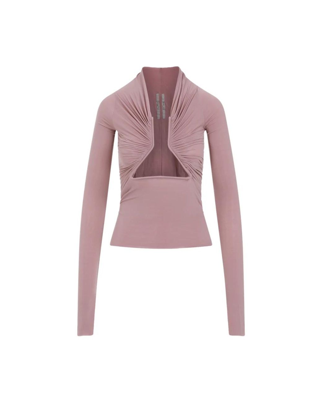 Rick Owens Pink Long Sleeve T-Shirts
