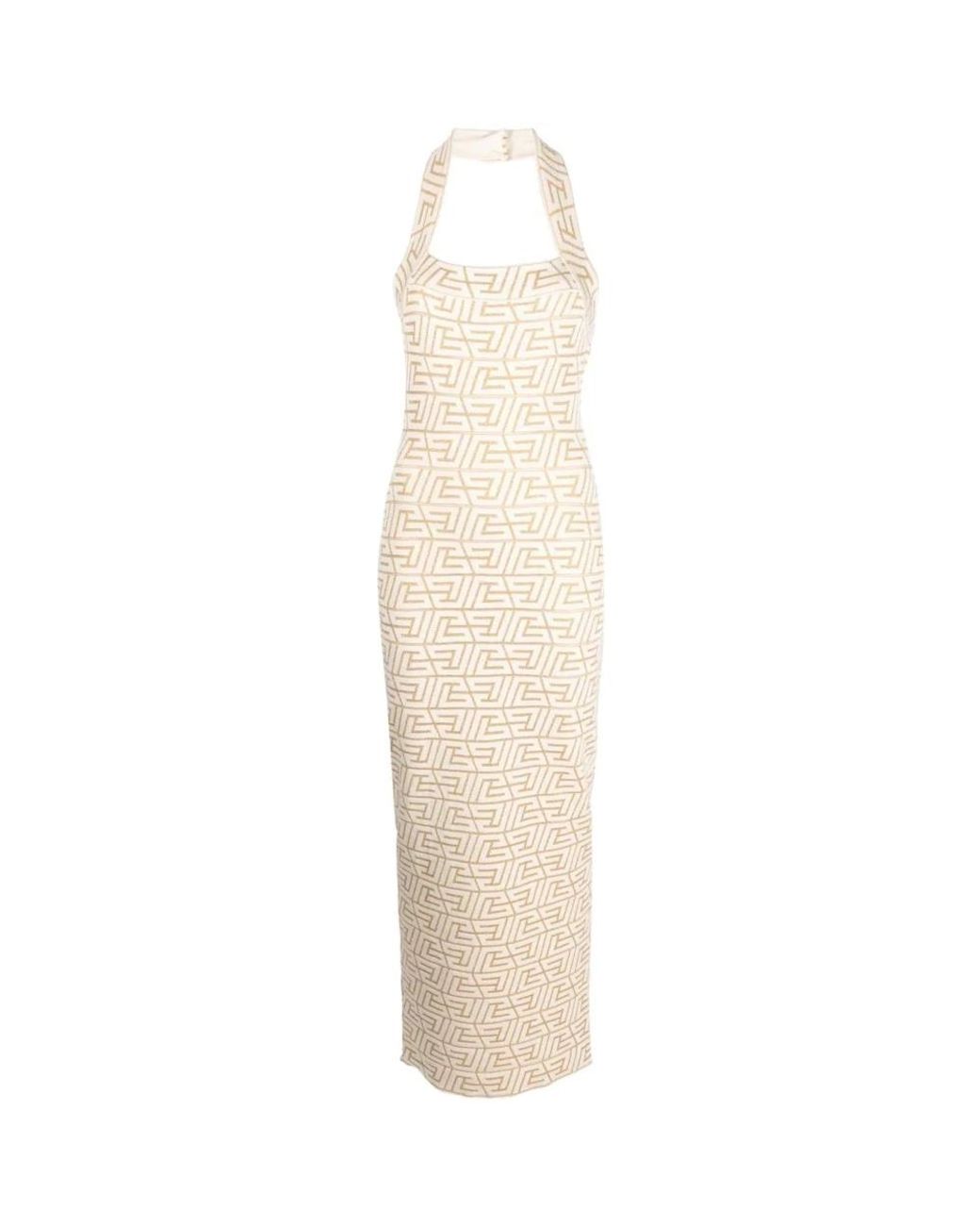 Balmain Natural Midi Dresses