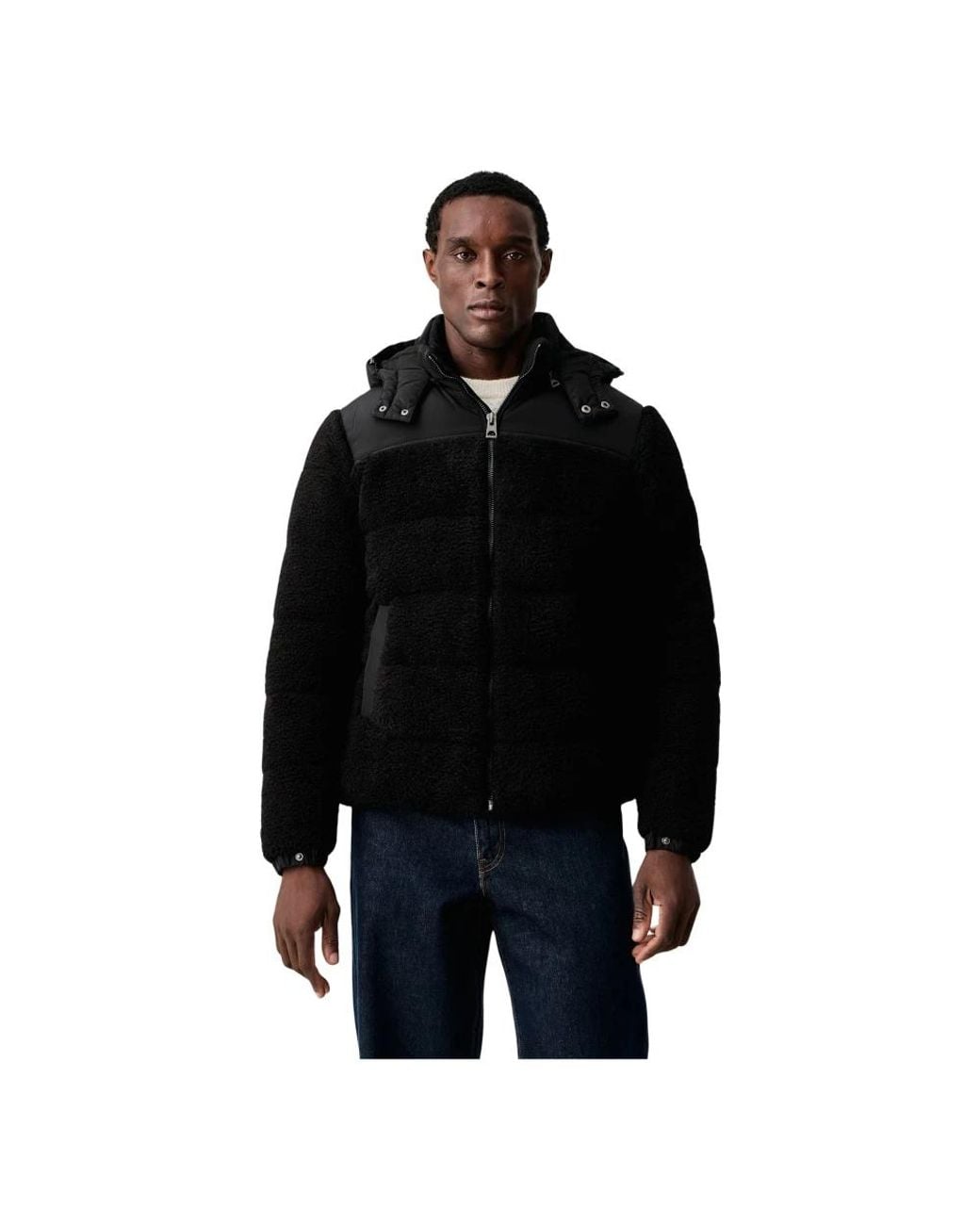 Guess Jassen ,Zwart ,Down Jassen in het Black voor heren