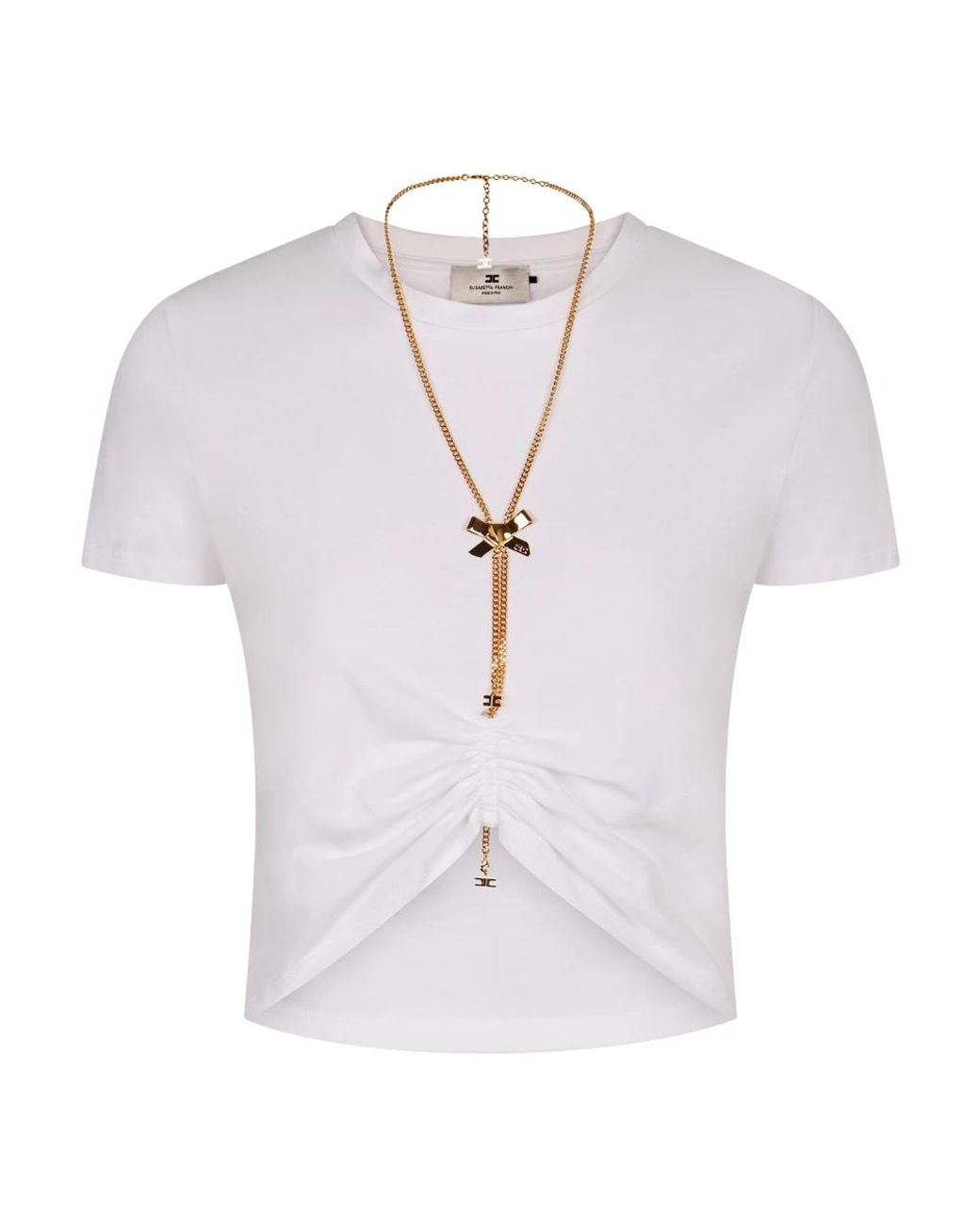 Elisabetta Franchi Purple T-Shirts