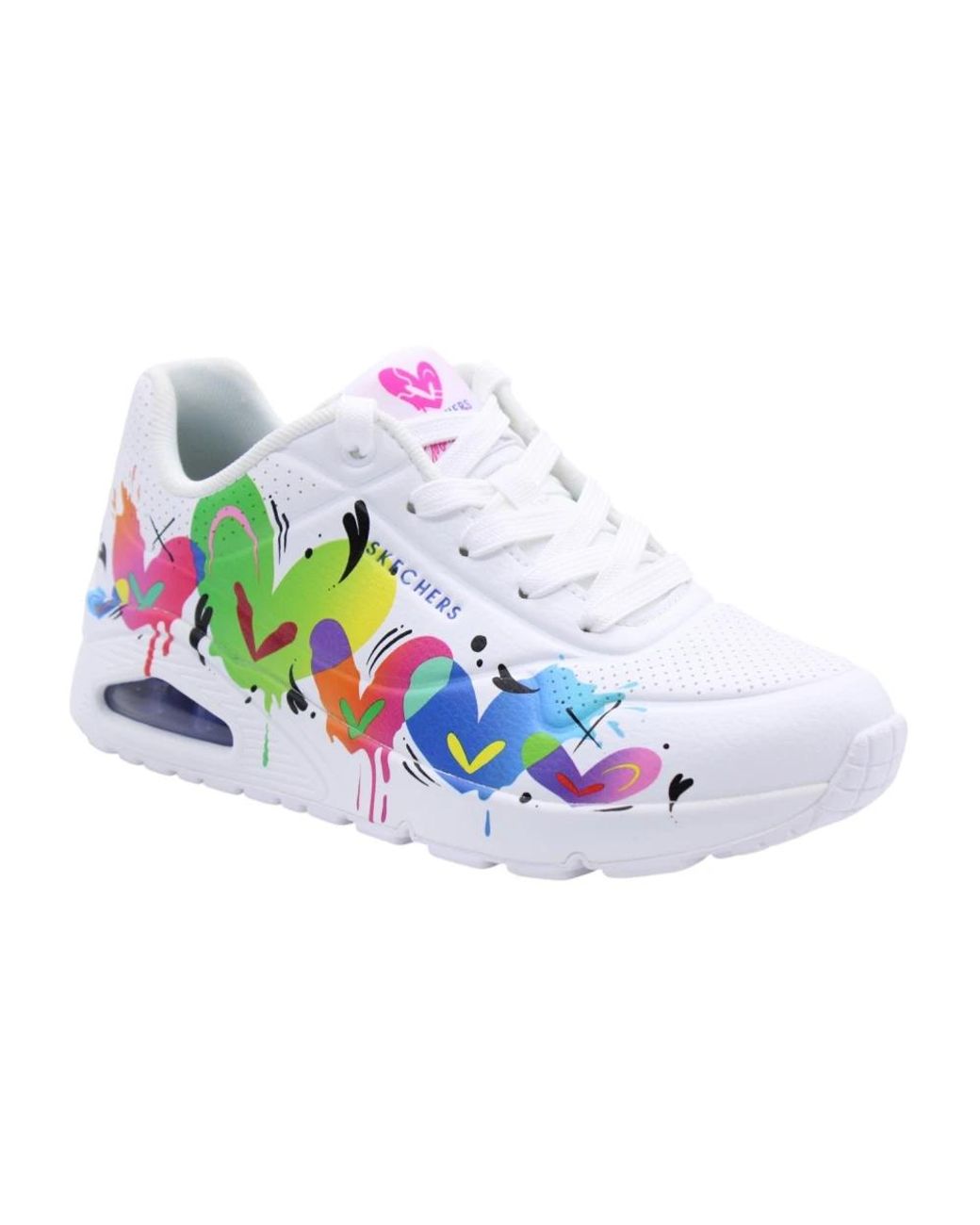 Skechers Schoenen ,Wit ,Kwartet in het Blue