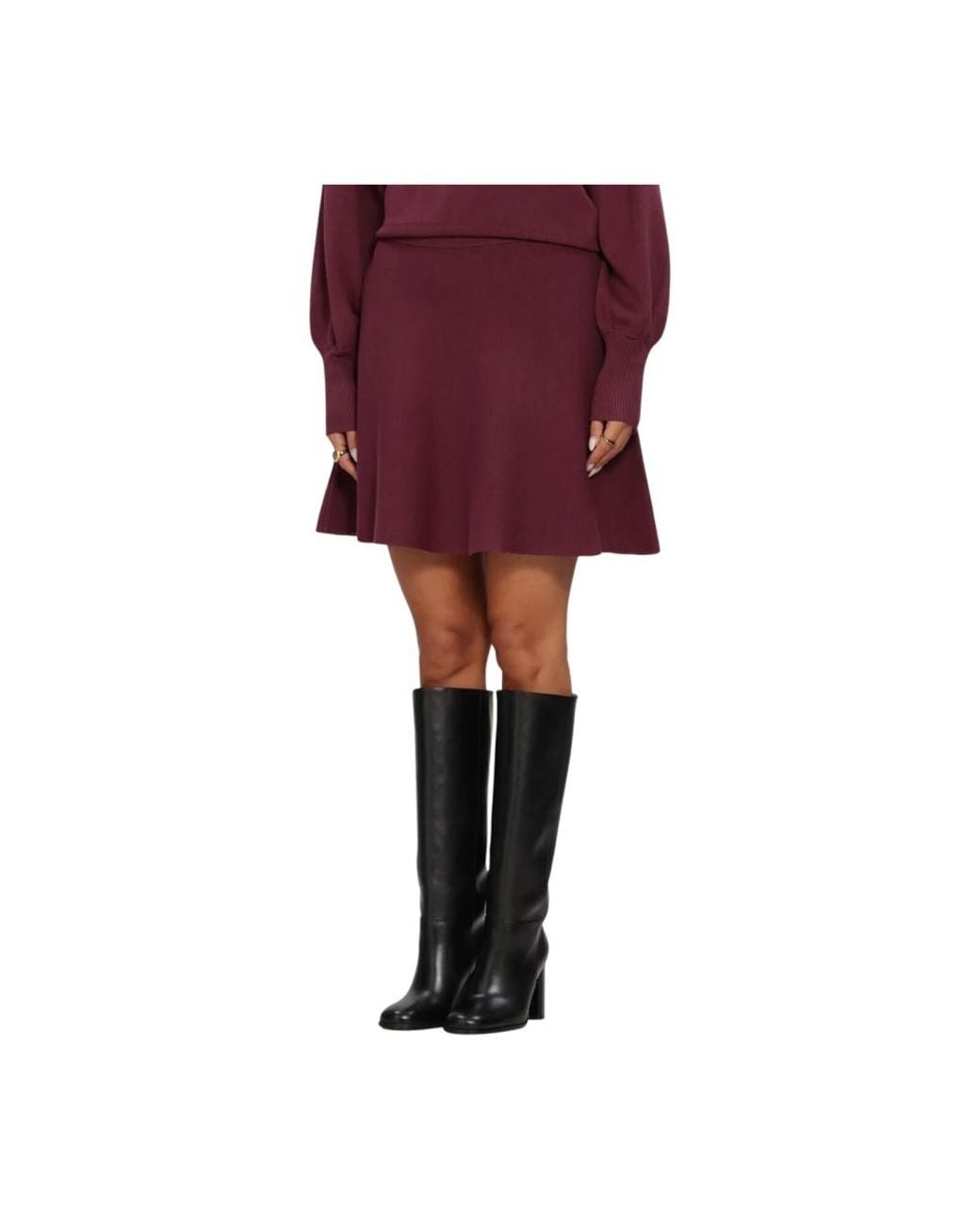 Y.A.S Yasfonny Mini Rok in het Purple