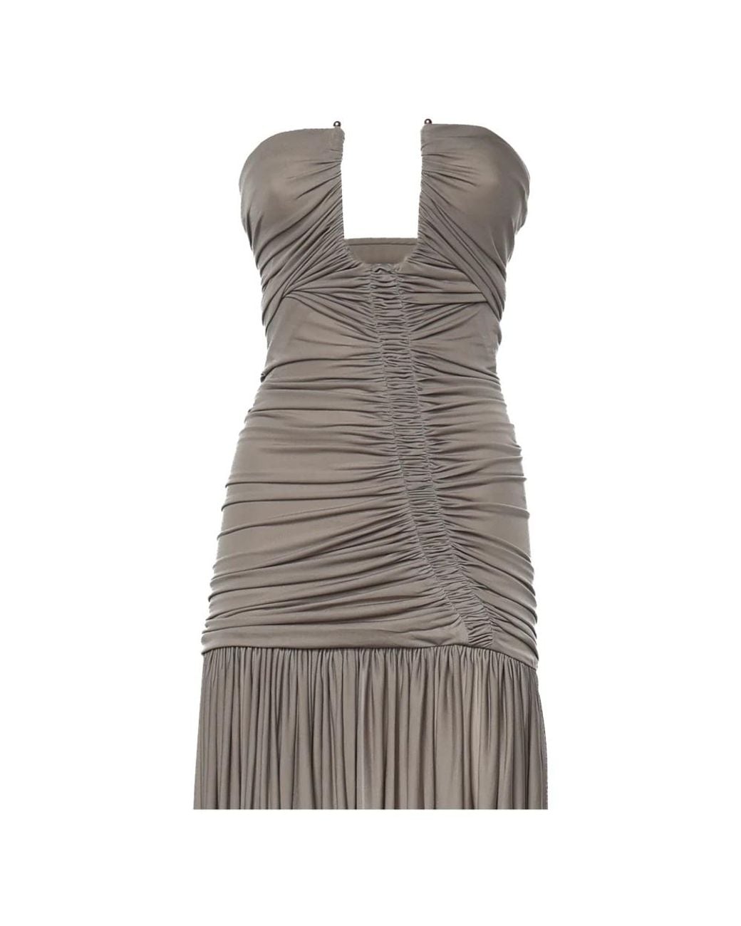 Christopher Esber Gray Party Dresses