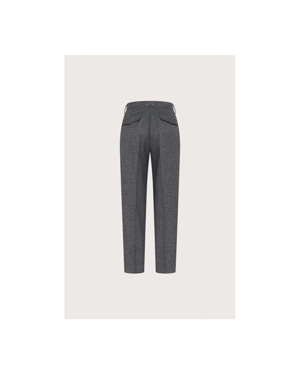 Seventy Gray Tapered Trousers