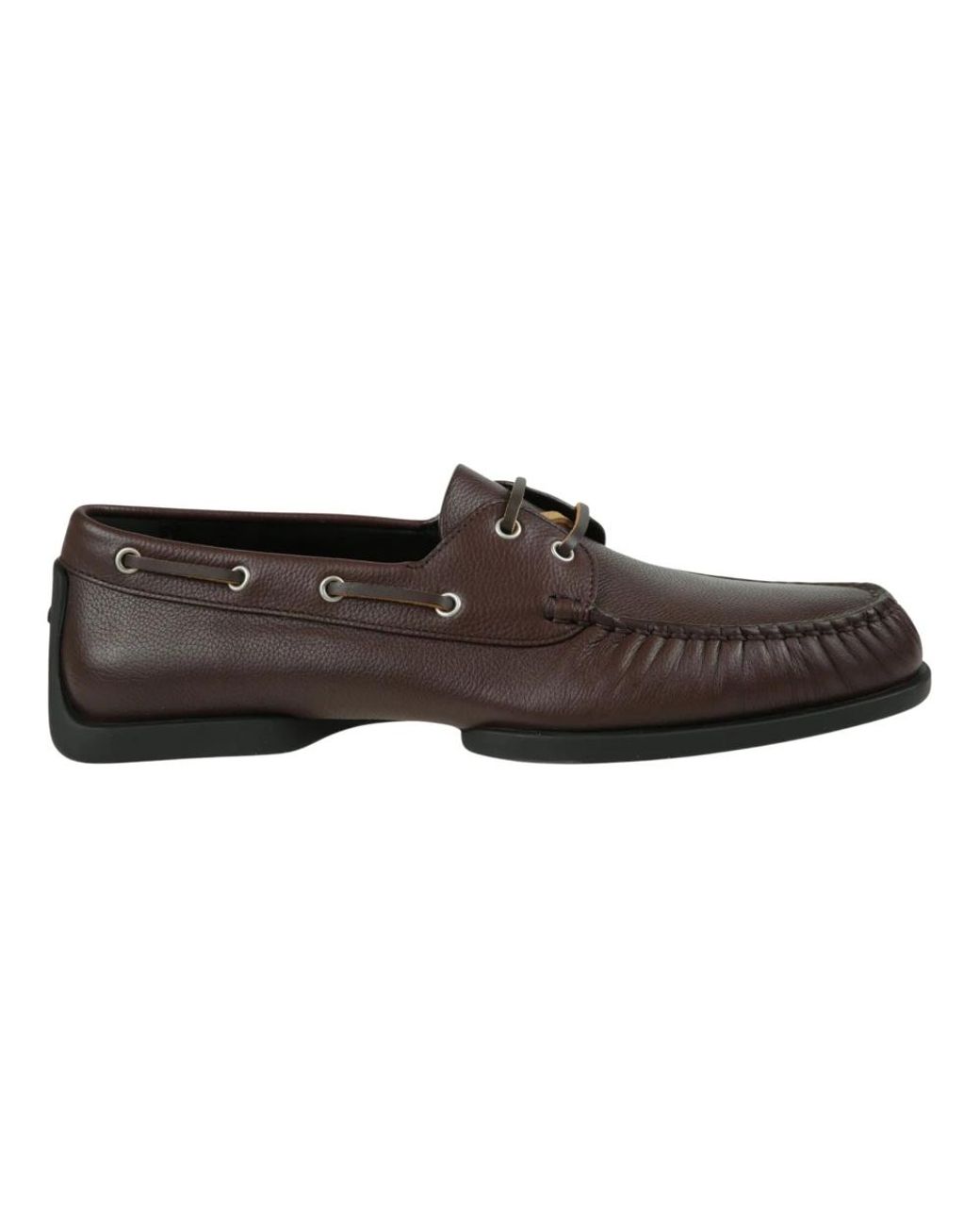 Jil Sander Brown Sailor Shoes for men