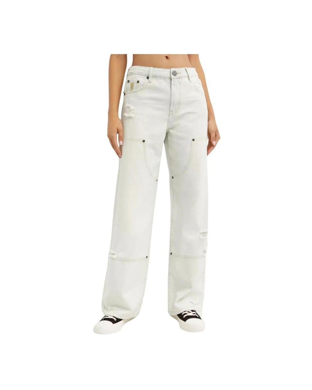 One Teaspoon Natural Straight Fit Jeans