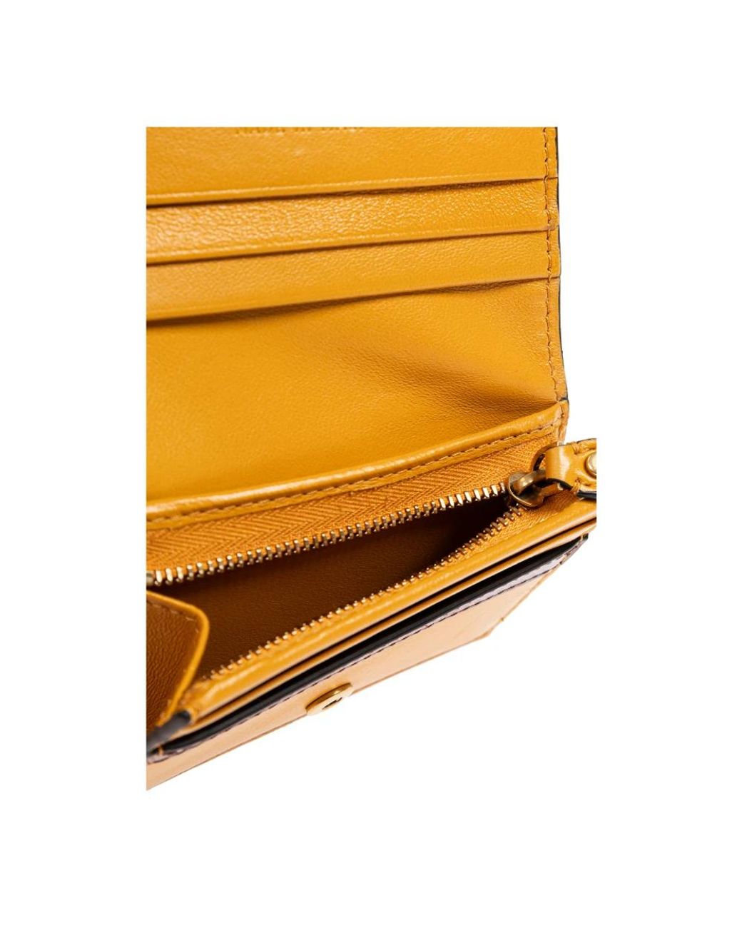 Versace Yellow Emblème Leder Geldbörse