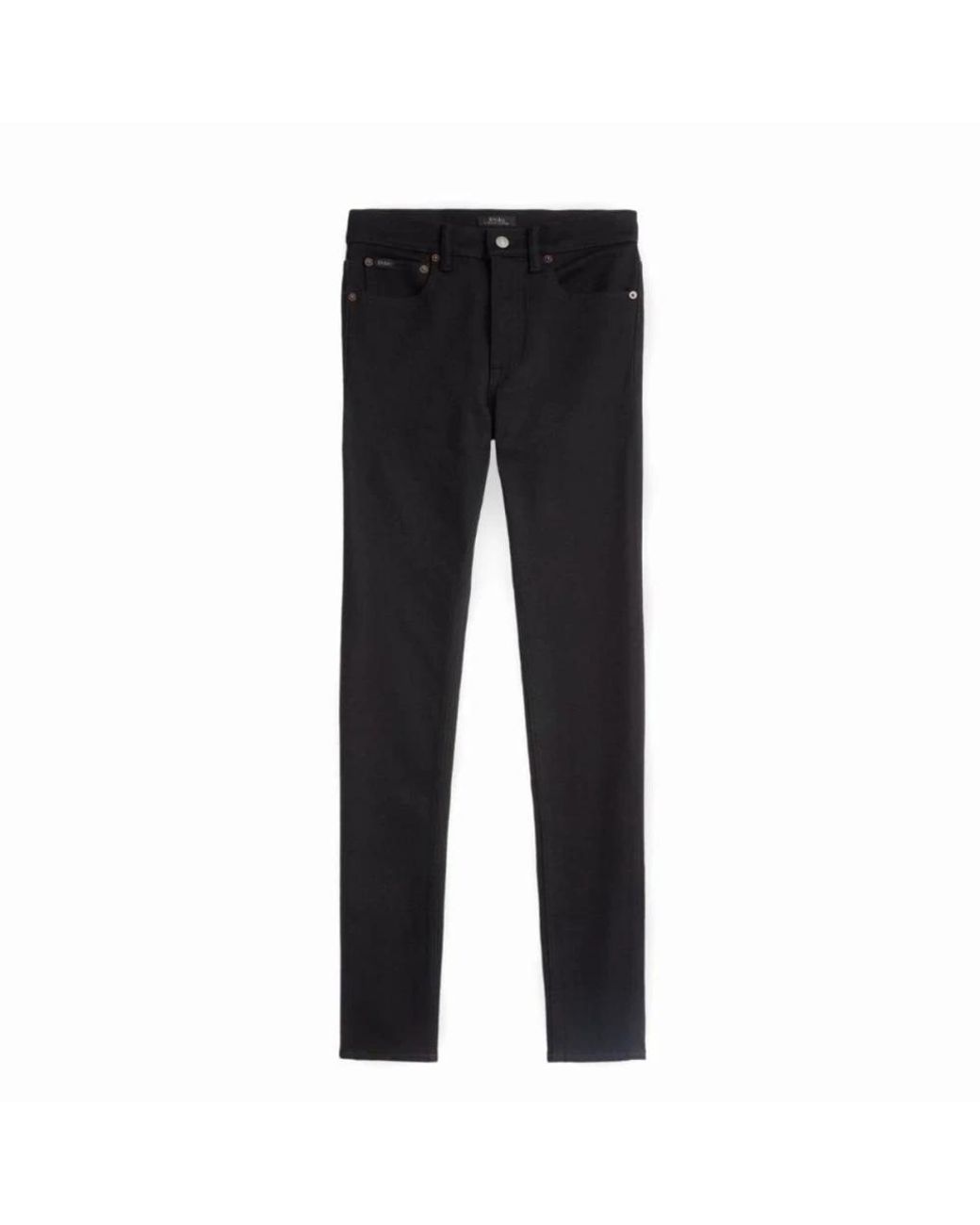 Polo Ralph Lauren Black Slim-Fit Jeans