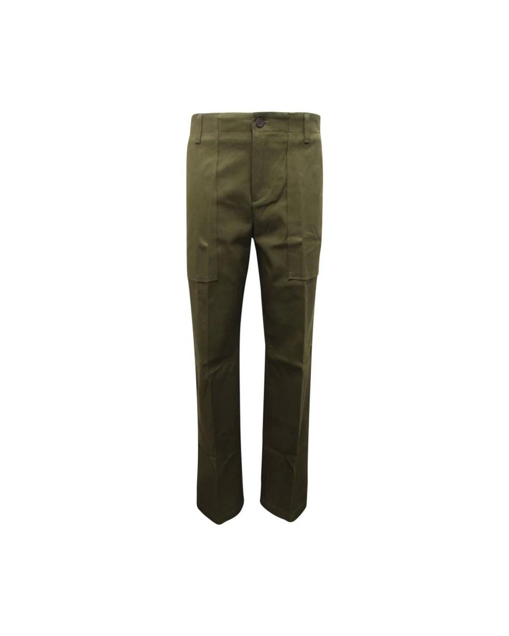 Department 5 Green Straight Trousers